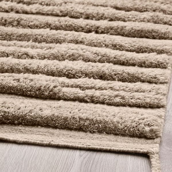 BANKKONTOR - Rug, high pile, beige/handmade, 170x240 cm - best price from Maltashopper.com 10551077