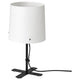 BARLAST table lamp, black/white, 31 cm