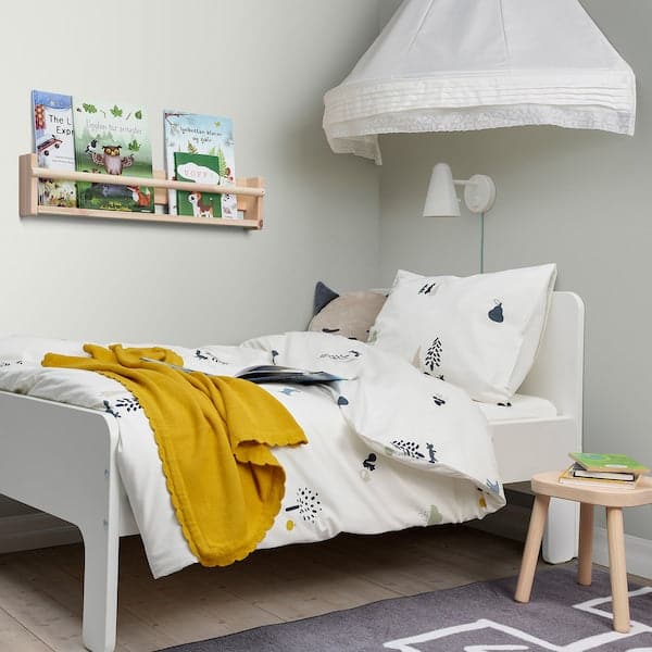 Ikea BARNDRÖM - Duvet cover and pillowcase, forest animal pattern/multicolour, 150x200/50x80 cm