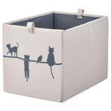 BARNDRÖM box, beige, 26x37x26 cm