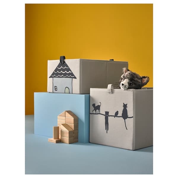 Ikea BARNDRÖM - Box, beige, 26x37x26 cm