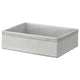 BAXNA organiser, grey/white, 26x34x10 cm