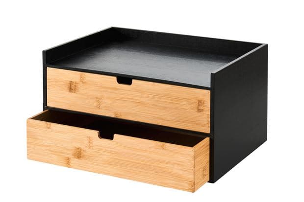 Casa BAMBOO Storage unit with 2 drawers, 2 color variants