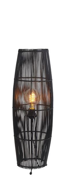 MOVIS Black floor lamp H 67 cm - Ø 23 cm - best price from Maltashopper.com CS656103