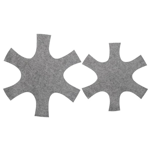 BEDÖMA Set of 2 pan protectors - grey ,