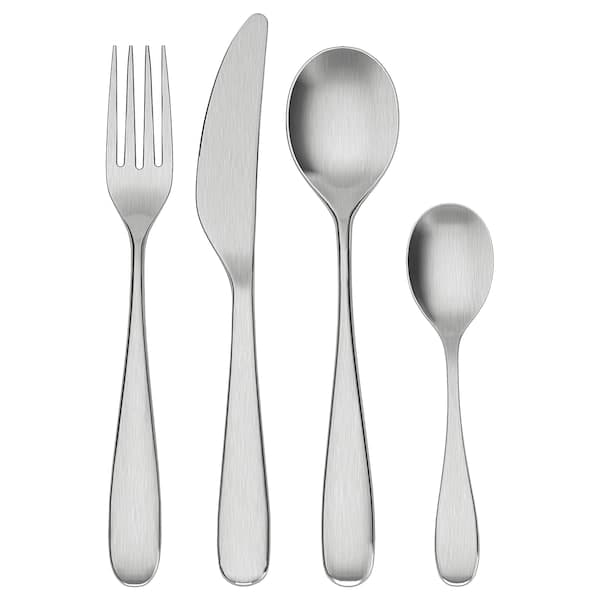 Ikea BEHAGFULL - 24-piece cutlery set, stainless steel