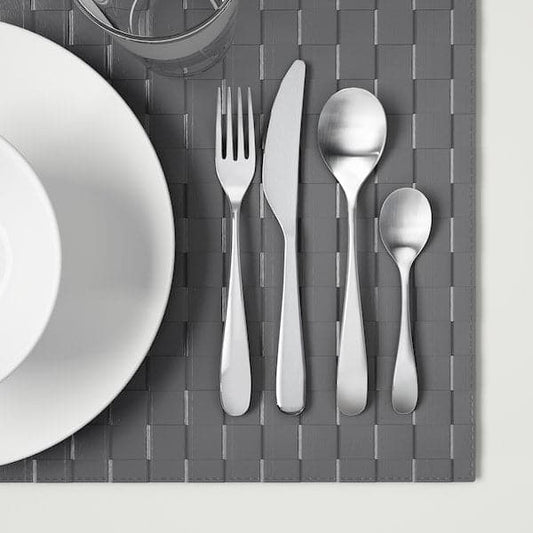 Ikea BEHAGFULL - 24-piece cutlery set, stainless steel