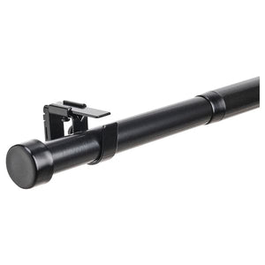 Ikea BEKRÄFTA Curtain stick set - black 120-210 cm 28 mm , 120-210 cm 28 mm