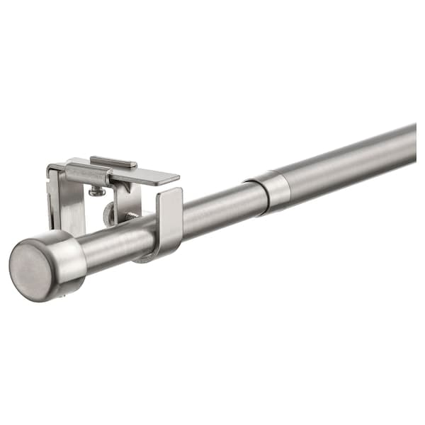 Ikea BEKRÄFTA Curtain rod set - nickel-plated 120-210 cm 19 mm , 120-210 cm 19 mm