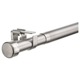 BEKRÄFTA curtain rod set, nickel-plated, 120-210 cm 28 mm