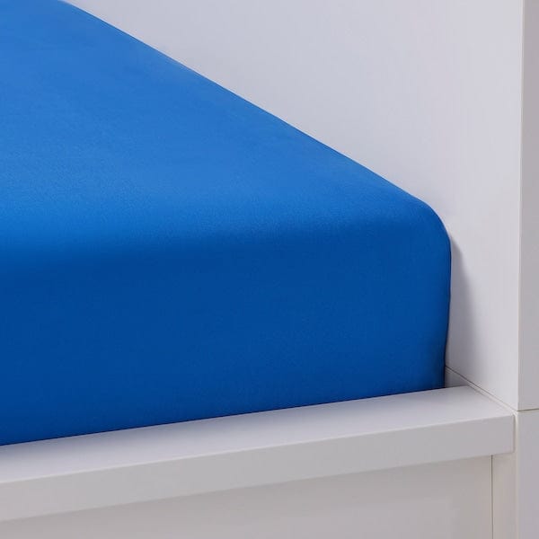 Ikea BERGFINK - 3-piece bedlinen set with bag, multicolour vehicles/roads pattern, 150x200/50x80 cm