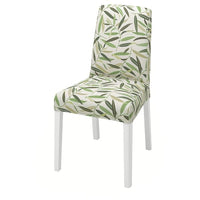 BERGMUND chair, white/Fågelfors multicolour, 52x95x59 cm