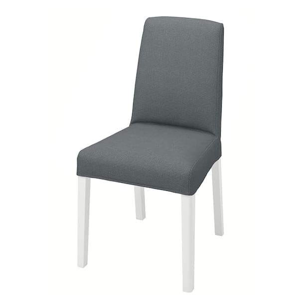 BERGMUND Chair - white/Nykvarn grey , - best price from Maltashopper.com 69388046