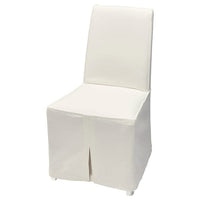 BERGMUND chair with long cover, white/Inseros white, 52x95x59 cm