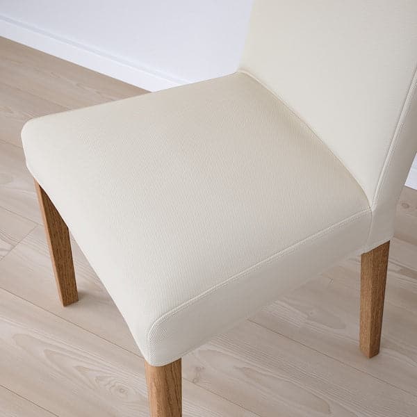 Ikea BERGMUND Chair - oak/Hallarp beige ,