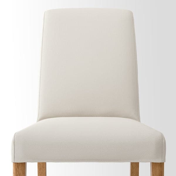 Ikea BERGMUND Chair - oak/Hallarp beige ,