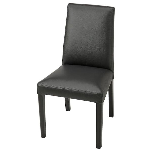 BERGMUND chair cover, Kvillsfors dark blue/blue - IKEA CA