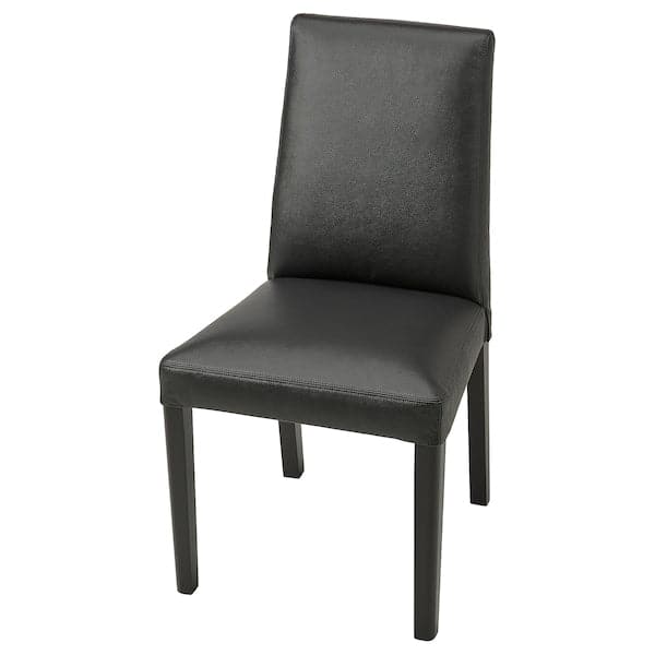 Ikea BERGMUND Chair - black/Black Glose