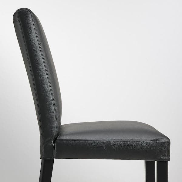 Ikea BERGMUND Chair - black/Black Glose