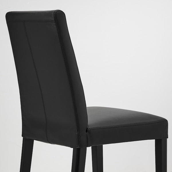 Ikea BERGMUND Chair - black/Black Glose