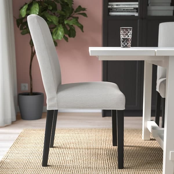 Ikea BERGMUND Chair - black/Orrsta light grey ,