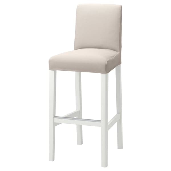 BERGMUND - Bar stool with backrest , 75 cm - best price from Maltashopper.com 69388211