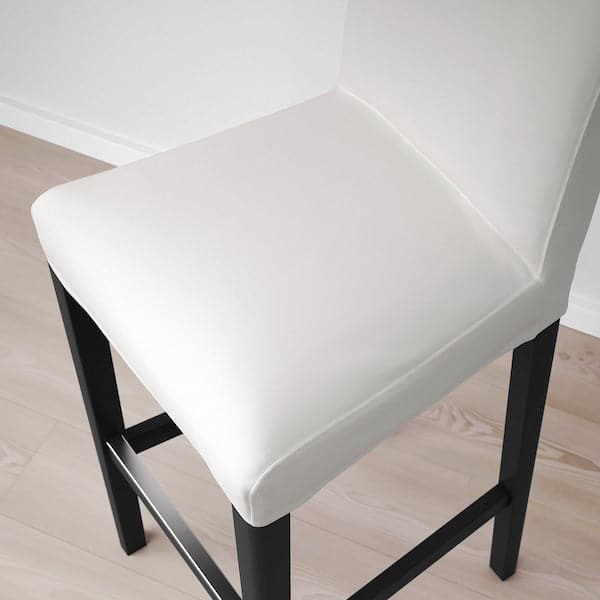 BERGMUND - Bar stool with backrest , 75 cm - best price from Maltashopper.com 39384653