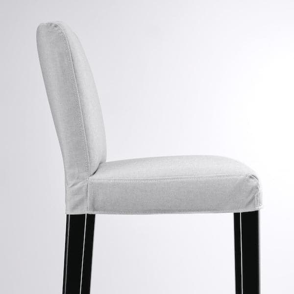 BERGMUND - Bar stool with backrest , 75 cm - best price from Maltashopper.com 89388187
