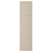 BERGSBO door, grey-beige, 50x195 cm