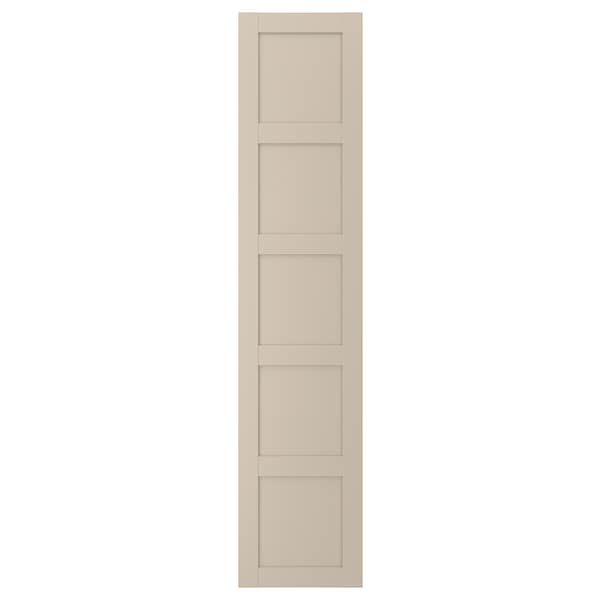 BERGSBO door, grey-beige, 50x229 cm