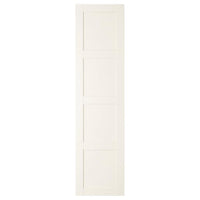 BERGSBO door with hinges, white, 50x195 cm