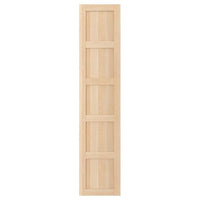 BERGSBO door, white stained oak effect, 50x229 cm
