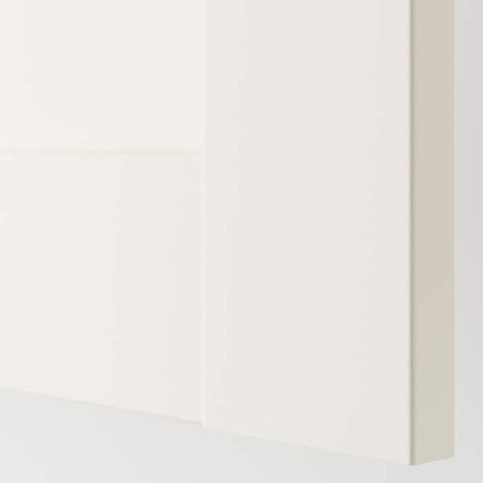 Ikea BERGSBO - Pair of sliding doors, white, 150x236 cm ,
