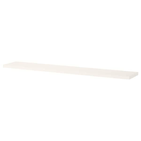BERGSHULT shelf, white, 120x20 cm