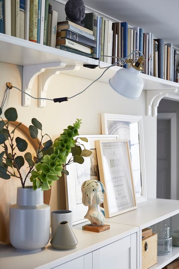 Ikea BERGSHULT - Shelf, white, 120x30 cm