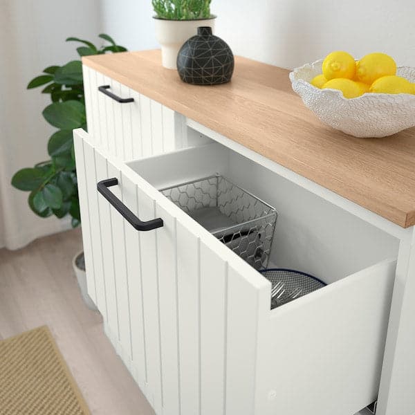 BESTÅ - Storage combination w doors/drawers, white/Sutterviken/Kabbarp white clear glass, 120x42x240 cm - best price from Maltashopper.com 09412817