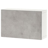 BESTÅ wall-mounted cabinet combination, white/Kallviken light grey, 60x22x38 cm