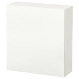 BESTÅ wall-mounted cabinet combination, white/Laxviken white, 60x22x64 cm
