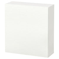 BESTÅ wall-mounted cabinet combination, white/Laxviken white, 60x22x64 cm