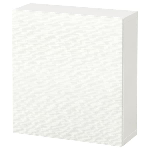 Ikea BESTÅ - Wall-mounted cabinet combination, white/Laxviken white, 60x22x64 cm
