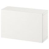 BESTÅ wall-mounted cabinet combination, white/Laxviken white, 60x22x38 cm