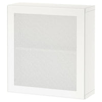 BESTÅ wall-mounted cabinet combination, white/Mörtviken white, 60x22x64 cm