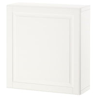 BESTÅ wall-mounted cabinet combination, white/Smeviken white, 60x22x64 cm
