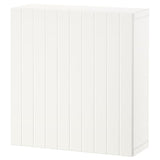 BESTÅ wall-mounted cabinet combination, white/Sutterviken white, 60x22x64 cm
