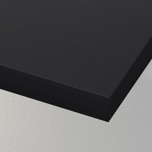 BESTÅ / LACK - TV storage combination, black-brown, 240x42x129 cm - best price from Maltashopper.com 89398742