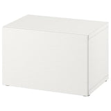BESTÅ shelf unit with door, white/Laxviken white, 60x42x38 cm