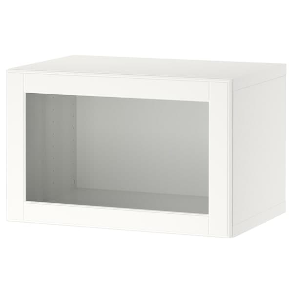 BESTÅ - Shelf unit with door, white/Ostvik white, 60x42x38 cm - best price from Maltashopper.com 69424997
