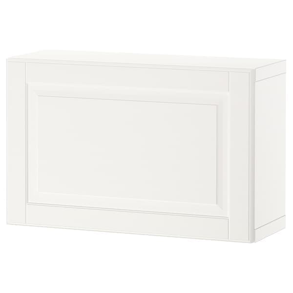 BESTÅ - Shelf unit with door, white/Smeviken white, 60x22x38 cm - best price from Maltashopper.com 09424962