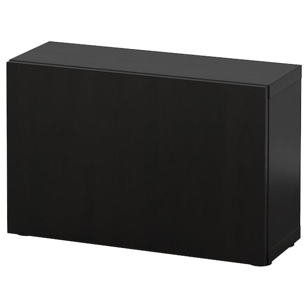 BESTÅ - Shelf unit with door, black-brown/Lappviken black-brown, 60x22x38 cm - best price from Maltashopper.com 49046723