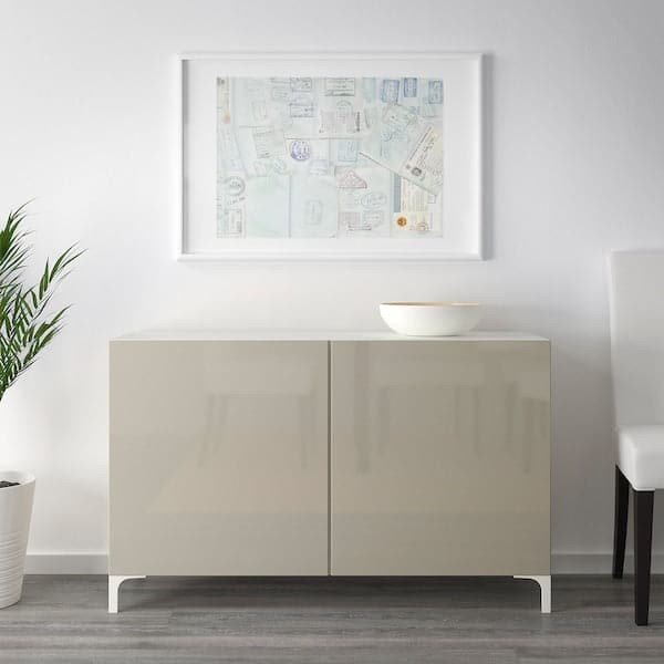 Ikea BESTÅ - Cabinet with doors , 120x42x74 cm